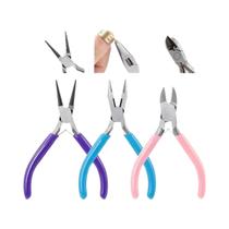 Conjunto De Alicates Para Fazer Joias 3 Peças: Alicate De Bico Fino, Alicate De Bico Chato E Alicate Conjunto De Alicates Para Fazer Joias 3 Peças: Alicate De Bico Fino, Alicate De Bico Chato E Alicate