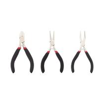 Conjunto De Alicates Para Fazer Joias 3 Peças: Alicate De Bico Fino, Alicate De Bico Chato E Alicate Conjunto De Alicates Para Fazer Joias 3 Peças: Alicate De Bico Fino, Alicate De Bico Chato E Alicate