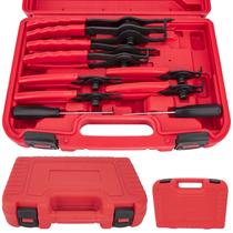 Conjunto de alicates Snap Ring AZUNYYDS Long Reach Heavy Duty, 11 peças com estojo