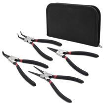 Conjunto de alicates Snap Ring MFBJXC, pacote com 4, 7 com bolsa de armazenamento Conjunto de alicates Snap Ring MFBJXC, pacote com 4, 7 com bolsa de armazenamento