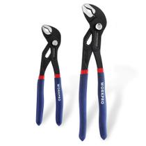 Conjunto de alicates WORKPRO Groove Joint 7 e 10 polegadas V-Jaw CRV Steel Conjunto de alicates WORKPRO Groove Joint 7 e 10 polegadas V-Jaw CRV Steel