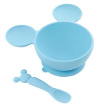Conjunto de alimentação Bumkins Disney Baby Bowl com sucção com colher Mickey