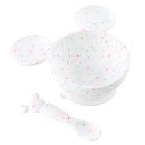 Conjunto de alimentação Bumkins Disney Baby Bowl com sucção e colher Mickey