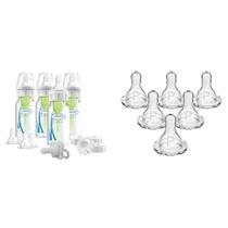 Conjunto de alimentação Dr. Brown's Anti-Colic Breast to Mamadeira com Mamilos Conjunto de alimentação Dr. Brown's Anti-Colic Breast to Mamadeira com Mamilos