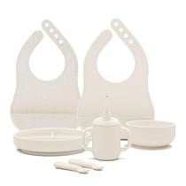 Conjunto de Alimentação Lalo First Bites - Silicone para Bebês - 6 Peças Conjunto de Alimentação Lalo First Bites - Silicone para Bebês - 6 Peças