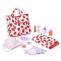 Conjunto de Alimentação para Boneca BABESIDE com 14 Peças e Acessórios Conjunto de Alimentação para Boneca BABESIDE com 14 Peças e Acessórios