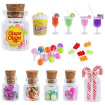 Conjunto de alimentos e bebidas em miniatura Aolso Gnome Accessories, 14 unidades