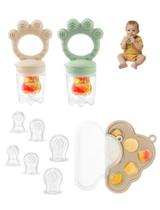 Conjunto de alimentos para moldes de picolé para bebês Teether LOTBILL