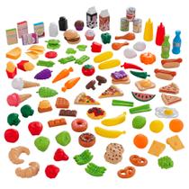 Conjunto de alimentos Pretend Play KidKraft Deluxe Tasty Treats 115 unidades