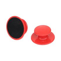 Conjunto De Almofadas Aplicadoras De Cera Para Carros Em Espuma Macia Com Cabo Vermelho Para