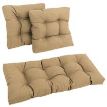 Conjunto de Almofadas Blazing Needles Capitoneadas para Uso Interno e Externo 3 peças
