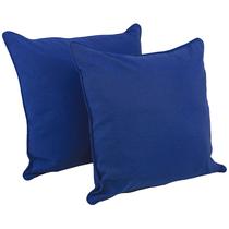 Conjunto de almofadas de chão Blazing Needles de 2, 64 cm, azul royal
