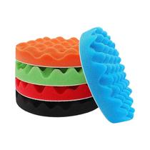 Conjunto De Almofadas De Polimento Para Carros, 5 Peças, 3, 4, 5 E 6 Polegadas, Para Polimento,