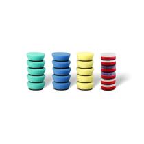 Conjunto de almofadas de polimento SPTA Mini 21 peças de esponja e lã de 40 mm
