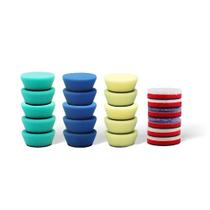 Conjunto de almofadas de polimento SPTA Mini 21 peças de esponja e lã de 50 mm