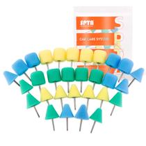 Conjunto de almofadas de polimento SPTA MNPC30 para ferramentas rotativas, 30 unidades