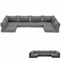 Conjunto de Almofadas para Área Externa HOMREST 14 Peças 64x64 cm Impermeável Conjunto de Almofadas para Área Externa HOMREST 14 Peças 64x64 cm Impermeável
