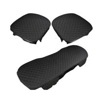 Conjunto De Almofadas Para Assento De Carro Em Linho Com Bordado, Três Peças, Universal Para Quatro