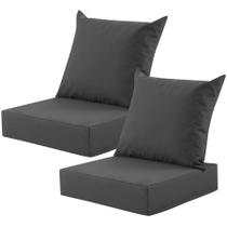 Conjunto de Almofadas para Assento Externo MuaMelop 61 x 61 cm Resistente à Água Conjunto de Almofadas para Assento Externo MuaMelop 61 x 61 cm Resistente à Água