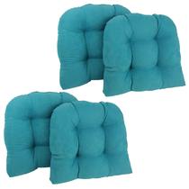 Conjunto de Almofadas para Cadeira Blazing Needles em Microsuede com Encosto Arredondado