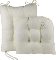 Conjunto de almofadas para cadeiras de balanço Klear Vu Omega Solid Ivory