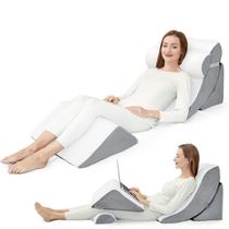Conjunto de almofadas Wedge PIASHJOY 69x56x33 cm Memory Foam 3,5 kg Conjunto de almofadas Wedge PIASHJOY 69x56x33 cm Memory Foam 3,5 kg