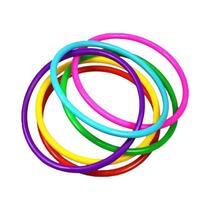 Conjunto De Alvo De Anéis De Plástico Para Crianças 10 Peças Jogo De Carnaval Brinquedo Educacional