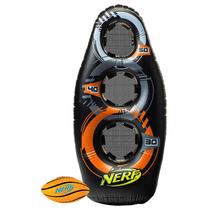 Conjunto de alvos inflável Nerf Proshot Kids Football com Blaster