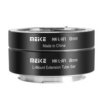 Conjunto de anéis adaptadores de tubo de extensão macro Meike MK-L-AF1 para câmeras Panasonic Lumix Leica Sigma L-Mount