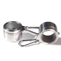 Conjunto de anéis de montagem em mastro de bandeira Anley, 1 alumínio, 1 polegada, pacote com 2