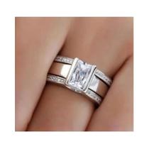Conjunto De Anéis De Strass Prateados Para Mulheres, Acessórios Geométricos Brilhantes Para Festas, Conjunto De Anéis De Strass Prateados Para Mulheres, Acessórios Geométricos Brilhantes Para Festas,