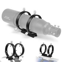 Conjunto de anéis Guiding Scope Astromania ajustável de 90 mm de diâmetro Conjunto de anéis Guiding Scope Astromania ajustável de 90 mm de diâmetro