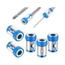 Conjunto De Anéis Magnéticos Para Parafusos, 5 Peças, 1/4 Polegada (6,35MM), Pontas Magnéticas Para