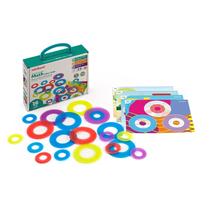 Conjunto de anéis Math Color Miniland Translucent 16 Hoops de 2 a 5 anos Conjunto de anéis Math Color Miniland Translucent 16 Hoops de 2 a 5 anos
