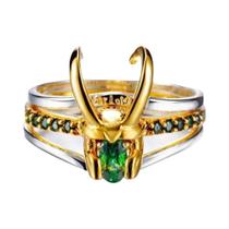 Conjunto De Anéis Minimalistas Unissex Com Capacete Mitológico De Loki, 3 Peças, Joias De Moda Conjunto De Anéis Minimalistas Unissex Com Capacete Mitológico De Loki, 3 Peças, Joias De Moda