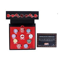 Conjunto de anéis Naruto Shippuden Akatsuki Ten Clans Collectors