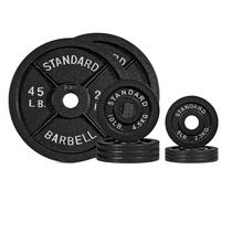 Conjunto de Anilhas Olímpicas CAP Barbell de Ferro Fundido 68 kg Conjunto de Anilhas Olímpicas CAP Barbell de Ferro Fundido 68 kg