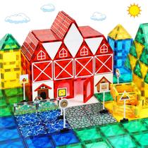 Conjunto de animais de fazenda SYSKENI Magnetic Tiles para crianças de 3 a 8 anos