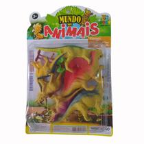 Conjunto De Animais Dinossauros De Plástico 7 Peças - JR TOYS