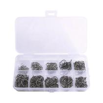 Conjunto De Anzóis De Pesca Em Aço De Alto Carbono Premium 3-12 Anzol Jighead Para Água Salgada