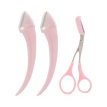 Conjunto De Aparador De Sobrancelhas De Precisão Com 3 Peças Tesoura Curvada E Pente Para Cuidados Conjunto De Aparador De Sobrancelhas De Precisão Com 3 Peças Tesoura Curvada E Pente Para Cuidados