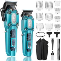 Conjunto de aparadores de barbeiro sem fio Hair Clippers VGR 600 e 900 verde Conjunto de aparadores de barbeiro sem fio Hair Clippers VGR 600 e 900 verde