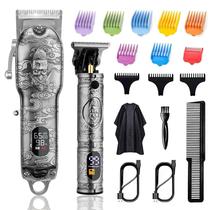 Conjunto de aparadores de cabelo Soonsell T-Blade para homens Conjunto de aparadores de cabelo Soonsell T-Blade para homens