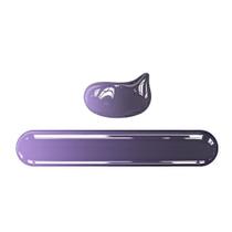 Conjunto de apoio de pulso em gel para teclado e mouse TAODICO, roxo Conjunto de apoio de pulso em gel para teclado e mouse TAODICO, roxo