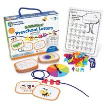 Conjunto de Aprendizagem de Letras Pré-Escolares - 91 Peças - Construtores de Habilidades Conjunto de Aprendizagem de Letras Pré-Escolares - 91 Peças - Construtores de Habilidades