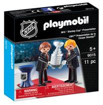 Conjunto de apresentação Toy Playmobil NHL Stanley Cup branco