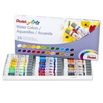 Conjunto de aquarela Pentel Arts, pacote de 24 cores variadas Conjunto de aquarela Pentel Arts, pacote de 24 cores variadas