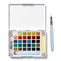 Conjunto de aquarela SAKURA Koi Pocket Field Sketch 30 cores Conjunto de aquarela SAKURA Koi Pocket Field Sketch 30 cores
