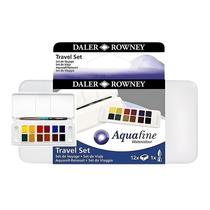 Conjunto de Aquarelas em Pastilhas Daler Rowney Aquafine 12 Cores Conjunto de Aquarelas em Pastilhas Daler Rowney Aquafine 12 Cores