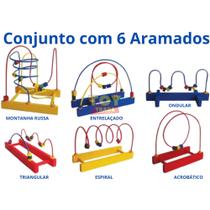 Conjunto De Aramados 6 Peças Brinquedo Educativo